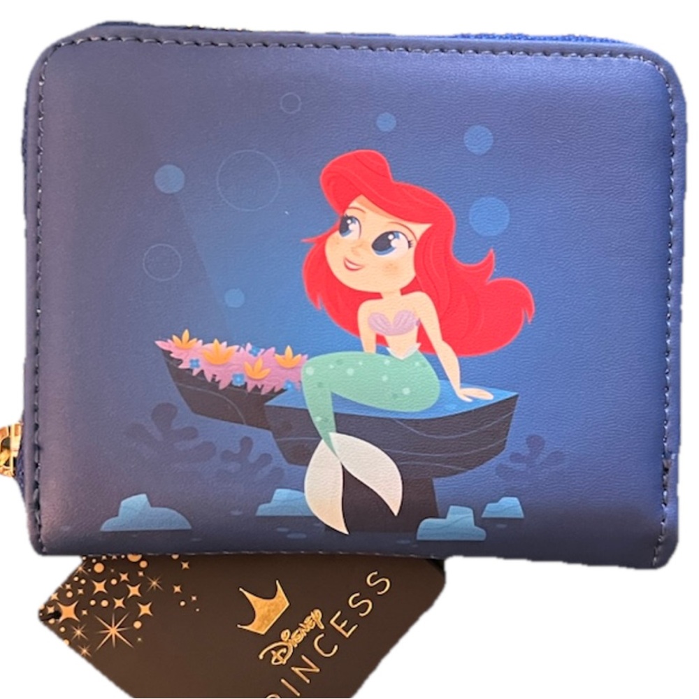 Loungefly Disney The Little Mermaid Ariel Zip Wallet